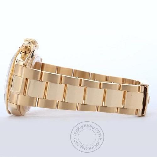 Dual Color Men Watch With Stainless Steel Strap & Black Color Dial