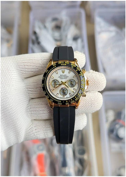 RLX Cosmograph Silver Color Dial Daytona Chronograph Men's Watch - RLX-1169