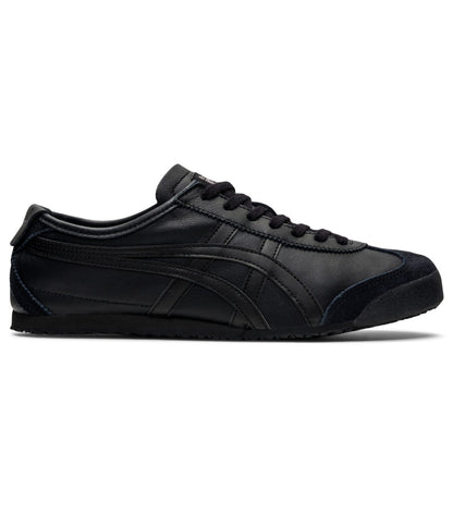 Onitsuka Tiger Unisex (All Black) Mexico 66 Deluxe Shoes Lace-Up Athletic Shoes For Men's Or Boys THL202-9000