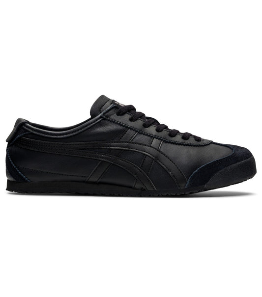Onitsuka Tiger Unisex (All Black) Mexico 66 Deluxe Shoes Lace-Up Athletic Shoes For Men's Or Boys THL202-9000