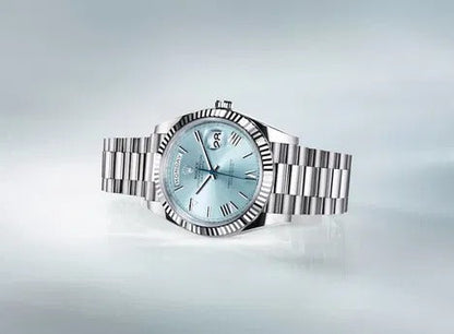 RLX Oyster Perpetual Day-Date Sky Blue Dial Men's Watch RLX-OYST-SKY BLUE