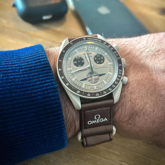 Omega Brown Dial/Brown Strap Bioceramic Moonswatch Mission to Mercury OG-1026