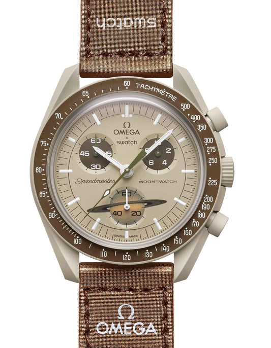 Omega Brown Dial/Brown Strap Bioceramic Moonswatch Mission to Mercury OG-1026
