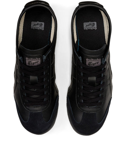 Onitsuka Tiger Unisex (All Black) Mexico 66 Deluxe Shoes Lace-Up Athletic Shoes For Men's Or Boys THL202-9000