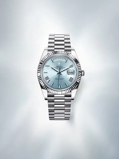 RLX Oyster Perpetual Day-Date Sky Blue Dial Men's Watch RLX-OYST-SKY BLUE