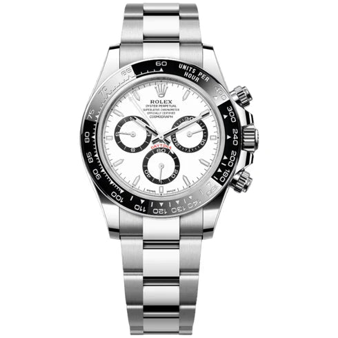 Cosmograph Date White Dial Silver Strap PVD Watch Gift Top Quality RLX-126612-LN