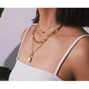 Gold Plated Stylish Necklace